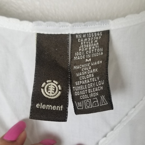 Element embroidered sleeveless top size M - Picture 4 of 5
